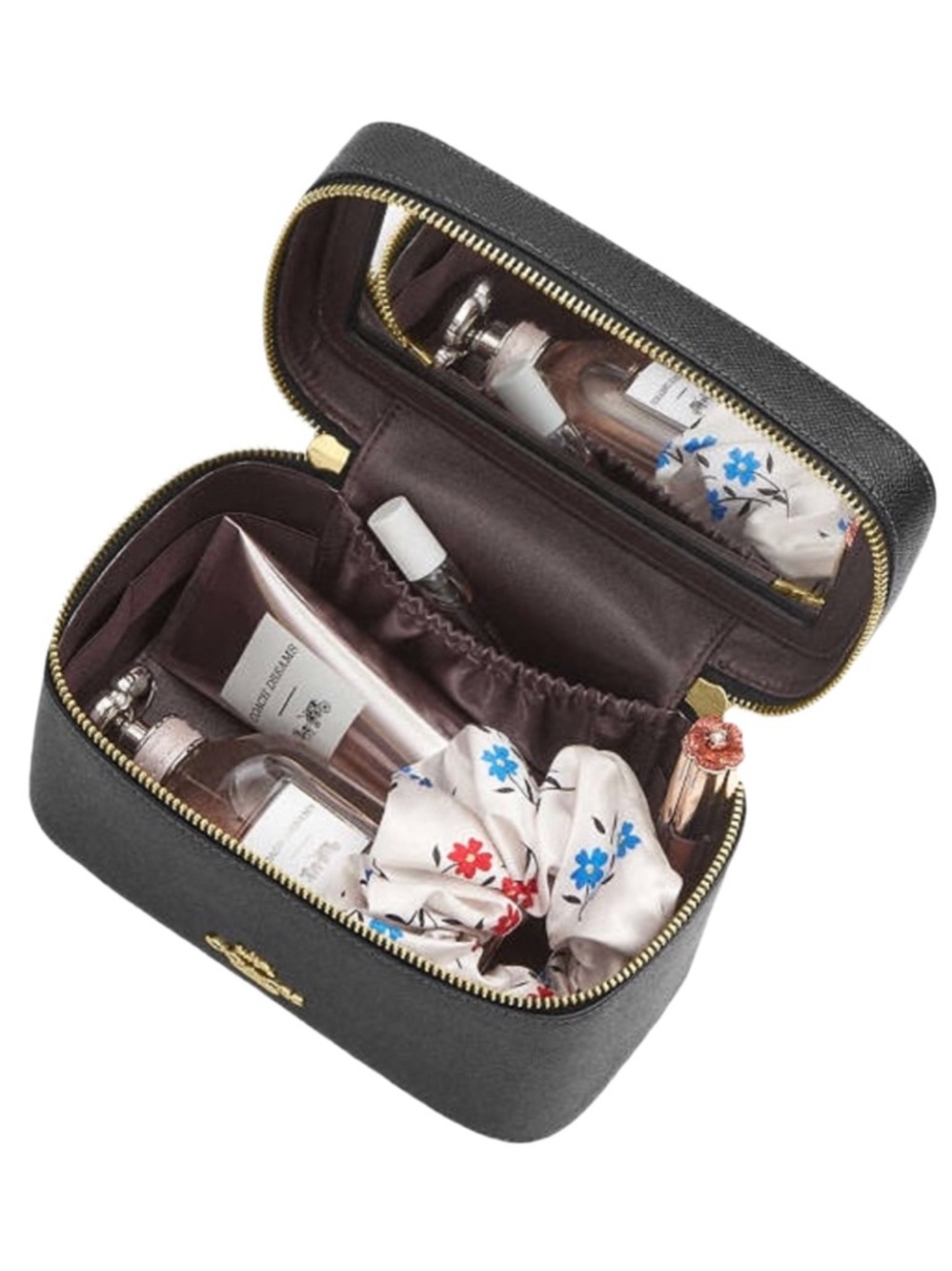 COACH leather cosmetic case🖤🖤 - Picture 4 of 8
